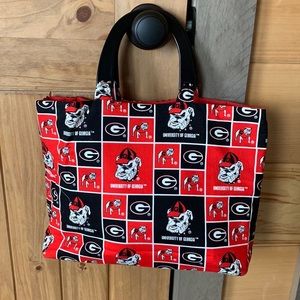 University of Georgia / UGA bulldogs handmade purse / handbag